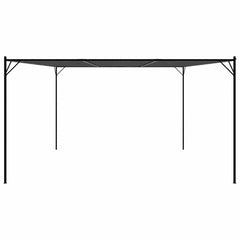 vidaXL Gazebo Anthracite 4x4 m 180 g/m² Fabric and Steel 4