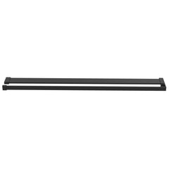 Shower Shelf for Walk-in Shower Wall Aluminium Black 80 cm