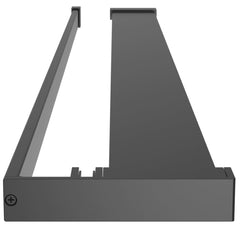 vidaXL Shower Shelf for Walk-in Shower Wall Black 80 cm Aluminium 4
