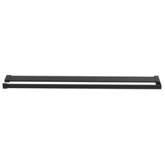 Shower Shelf for Walk-in Shower Wall Aluminium Black 90 cm
