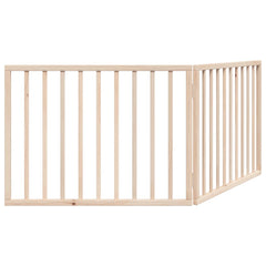 vidaXL Dog Gate Foldable 2 Panels 160 cm Poplar Wood 5