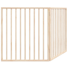 vidaXL Dog Gate Foldable 2 Panels 160 cm Poplar Wood 5