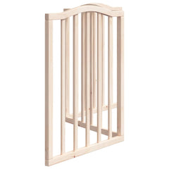 vidaXL Dog Gate Foldable 3 Panels 150 cm Poplar Wood 5