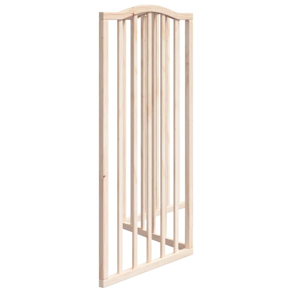 vidaXL Dog Gate Foldable 3 Panels 150 cm Poplar Wood 5