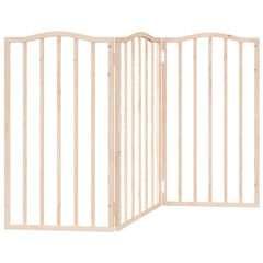 vidaXL Dog Gate Foldable 3 Panels 150 cm Poplar Wood 6