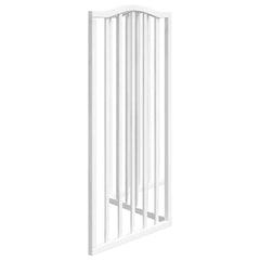 vidaXL Dog Gate Foldable 3 Panels White 150 cm Poplar Wood 5