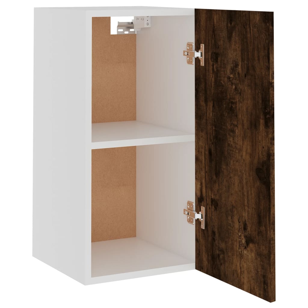 vidaXL Hanging Cabinet Lyon Smoked Oak 29.5x31x60 cm Engineered Wood 6