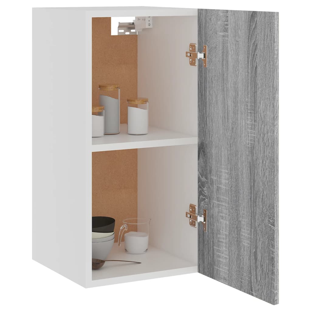 vidaXL Hanging Cabinet Lyon Grey Sonoma 29.5x31x60 cm Engineered Wood 4