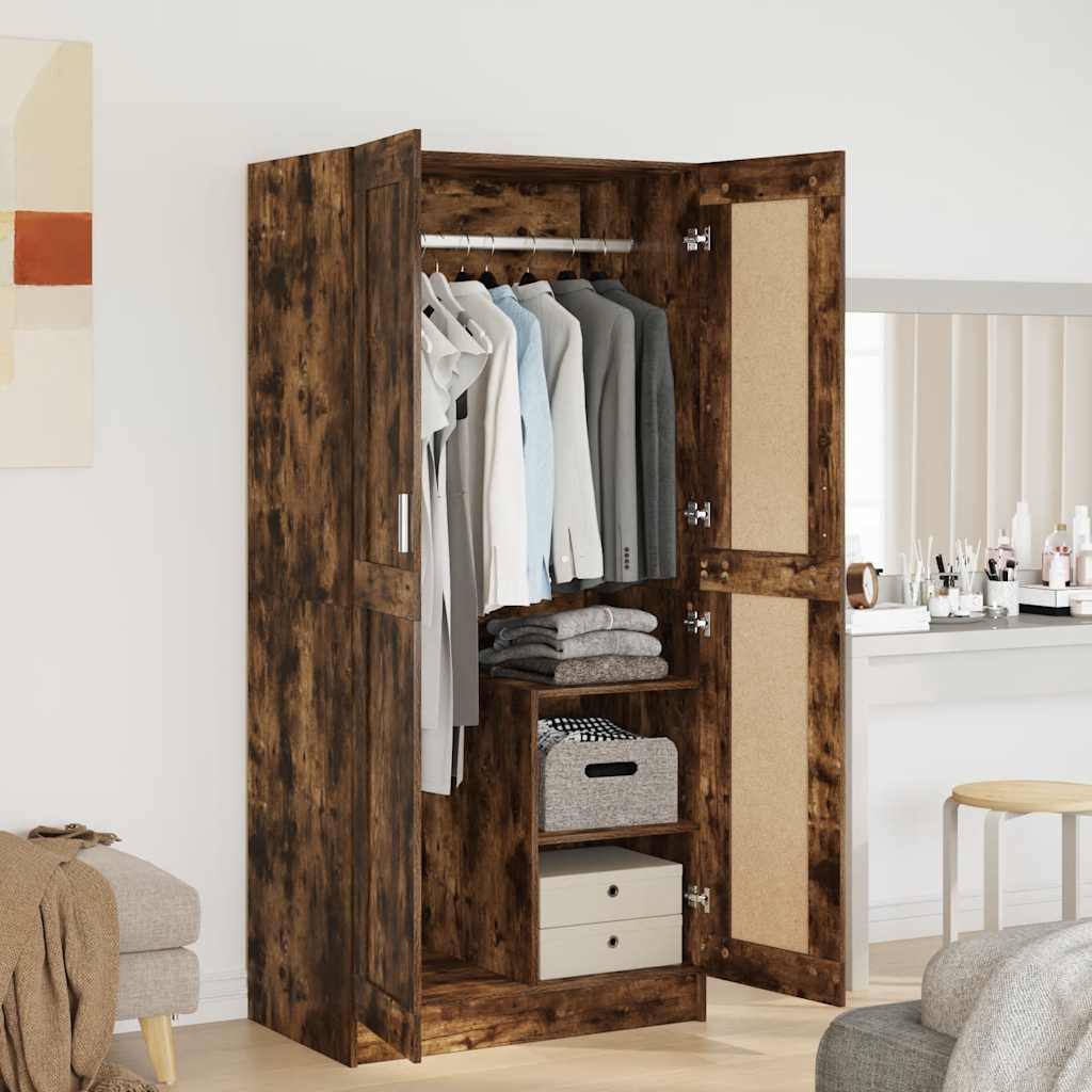 Wardrobe 82,5x51,5x180 cm Engineered Wood Smoked oak