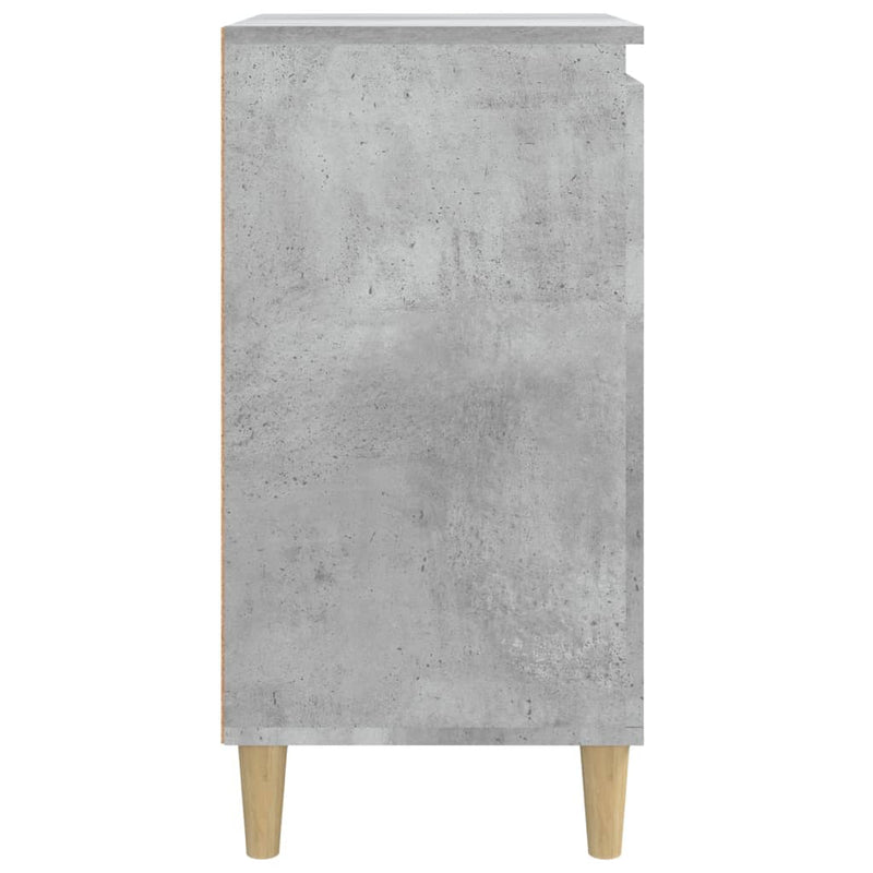 Bedside Cabinet Concrete Grey 40x35x70 cm Engineered Wood