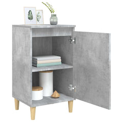 vidaXL Bedside Cabinets 2 pcs Concrete Grey 40x35x70 cm Engineered Wood 4