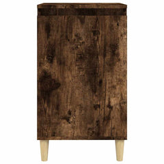 vidaXL Bedside Cabinets 2 pcs Smoked Oak 40x35x70 cm Engineered Wood 5