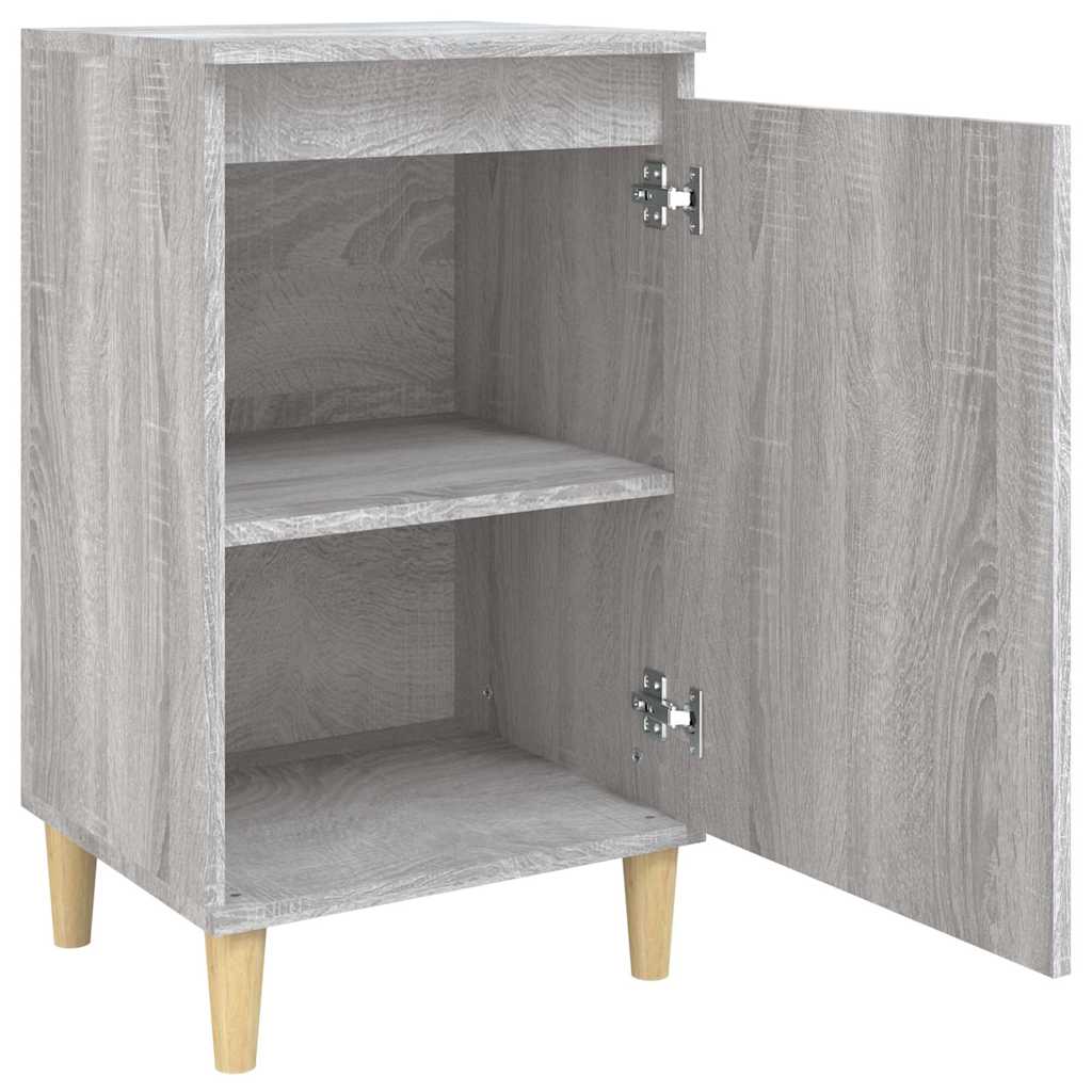 vidaXL Bedside Cabinets 2 pcs Grey Sonoma 40x35x70 cm Engineered Wood 6