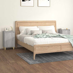 vidaXL Bedside Cabinets 2 pcs Grey Sonoma 40x35x70 cm Engineered Wood 1
