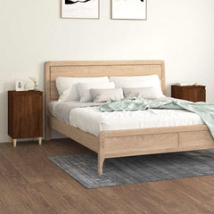 vidaXL Bedside Cabinets 2 pcs Brown Oak 40x35x70 cm Engineered Wood 1