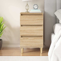 Bedside Cabinet 40x35x70 cm Engineered Wood Sonoma oak