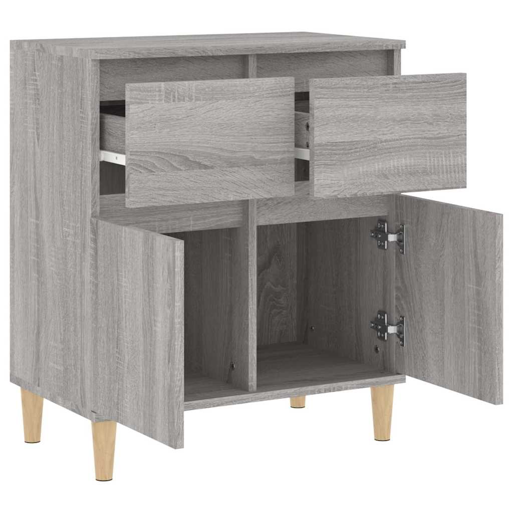 vidaXL Sideboard Grey Sonoma 60x35x70 cm Engineered Wood 6