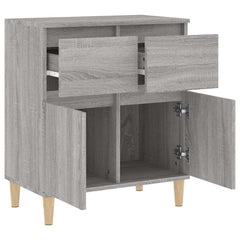 vidaXL Sideboard Grey Sonoma 60x35x70 cm Engineered Wood 6