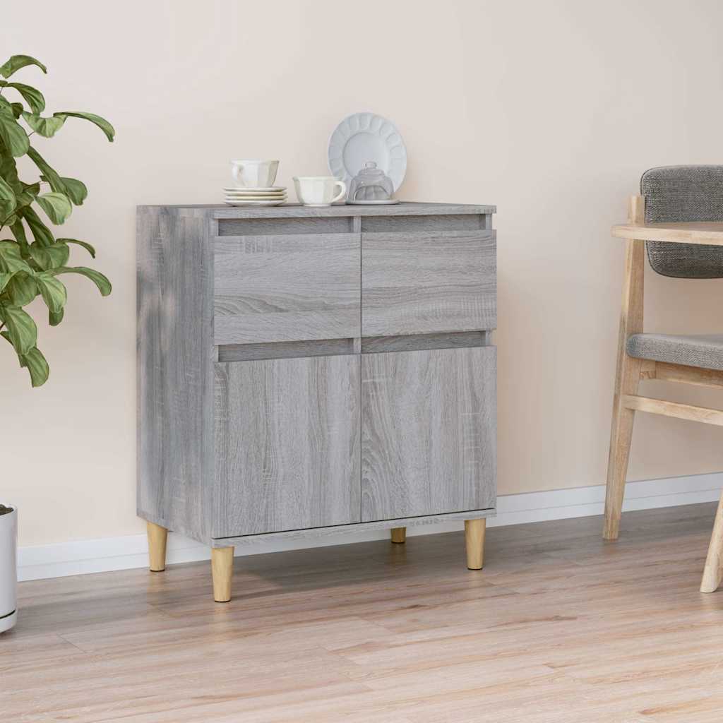 vidaXL Sideboard Grey Sonoma 60x35x70 cm Engineered Wood 1