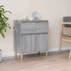 vidaXL Sideboard Grey Sonoma 60x35x70 cm Engineered Wood 1