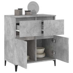 vidaXL Sideboard Concrete Grey 60x35x70 cm Engineered Wood 5