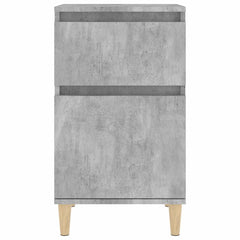 vidaXL Bedside Cabinet Concrete Grey 40x35x70 cm 6