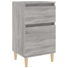 vidaXL Bedside Cabinet Grey Sonoma 40x35x70 cm 2