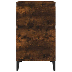 vidaXL Bedside Cabinets 2 pcs Smoked Oak 40x35x70 cm 6
