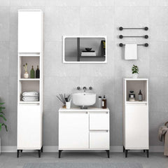 vidaXL Bathroom Cabinet 30x30x100 cm Engineered Wood