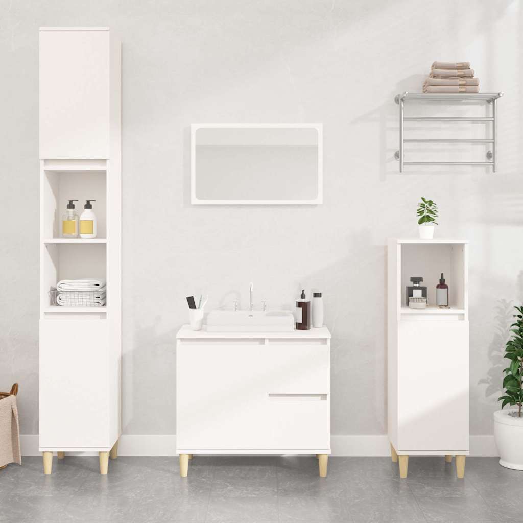 vidaXL Bathroom Cabinet 65x33x60 cm Engineered Wood