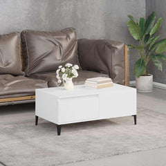 vidaXL Coffee Table White 90x50x36,5 cm Engineered Wood 1