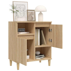 vidaXL Sideboard Sonoma Oak 60x35x70 cm Engineered Wood 4