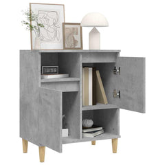 vidaXL Sideboard Concrete Grey 60x35x70 cm Engineered Wood 4
