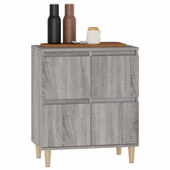 vidaXL Sideboard Grey Sonoma 60x35x70 cm Engineered Wood 4