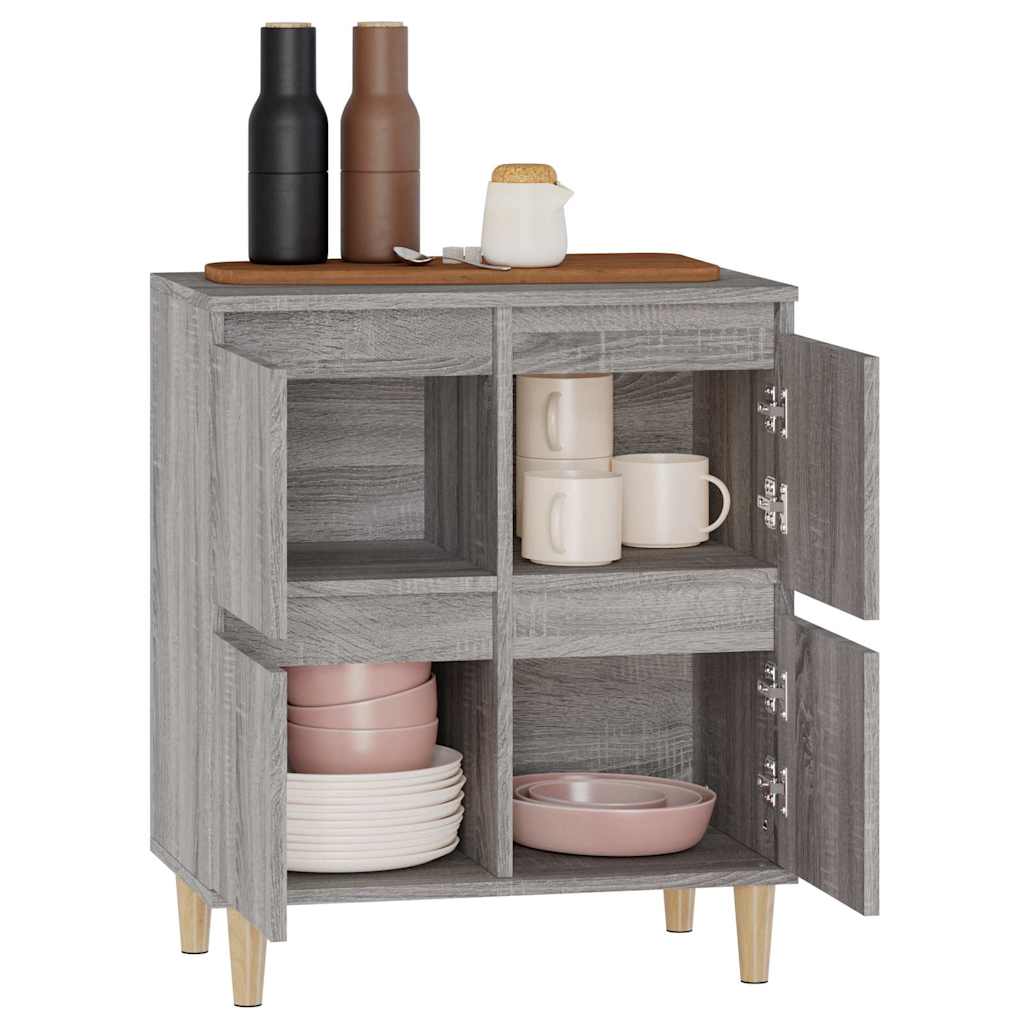 vidaXL Sideboard Grey Sonoma 60x35x70 cm Engineered Wood 5