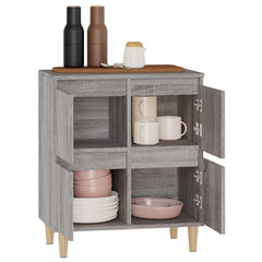 vidaXL Sideboard Grey Sonoma 60x35x70 cm Engineered Wood 5
