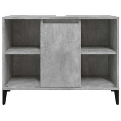 vidaXL Sink Cabinet | Concrete Grey | Engineered Wood | Medium 6