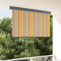 Roller Blind Fabric and Aluminum in Yellow and Blue