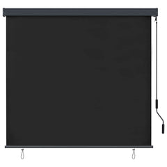 vidaXL Roller Blind Anthracite 180 x 250 cm Fabric and Aluminum 2
