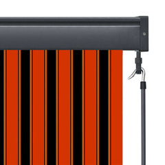 vidaXL Roller Blind Orange and Brown 180 x 250 cm Fabric and Aluminum 6