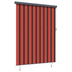 vidaXL Roller Blind Orange and Brown 200 x 250 cm Fabric and Aluminum 2
