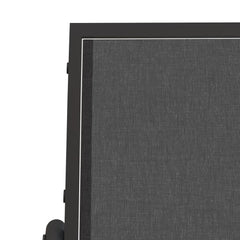vidaXL Garden Glider Chair Black 61x76x87 cm Textilene&Steel 6