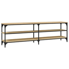 vidaXL TV Cabinet Sonoma Oak 160x30x50 cm Engineered Wood 2
