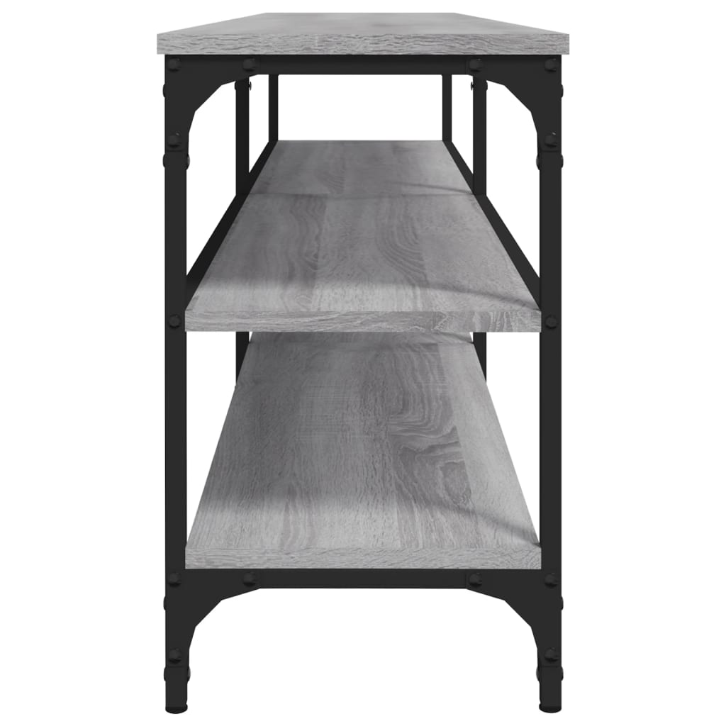 vidaXL TV Cabinet Grey Sonoma 160x30x50 cm Engineered Wood 6