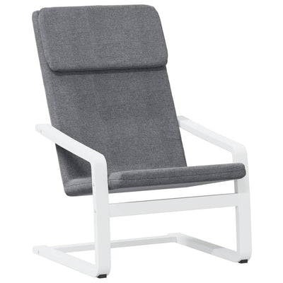 Relaxing Chair Dark Grey Fabric