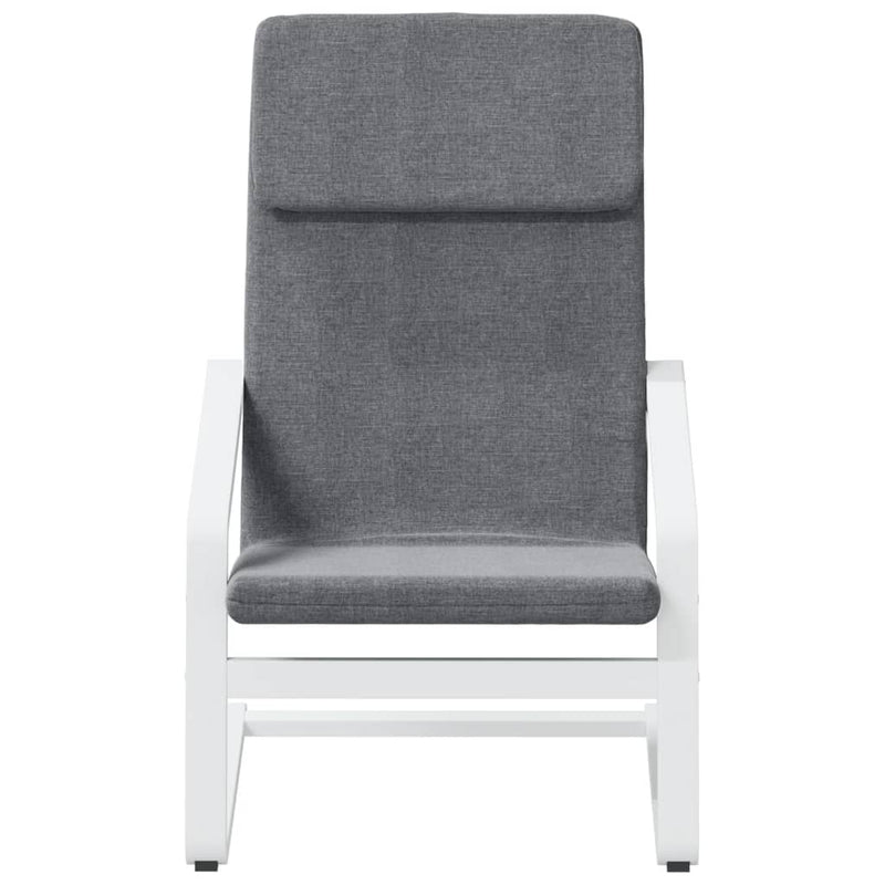 Relaxing Chair Dark Grey Fabric