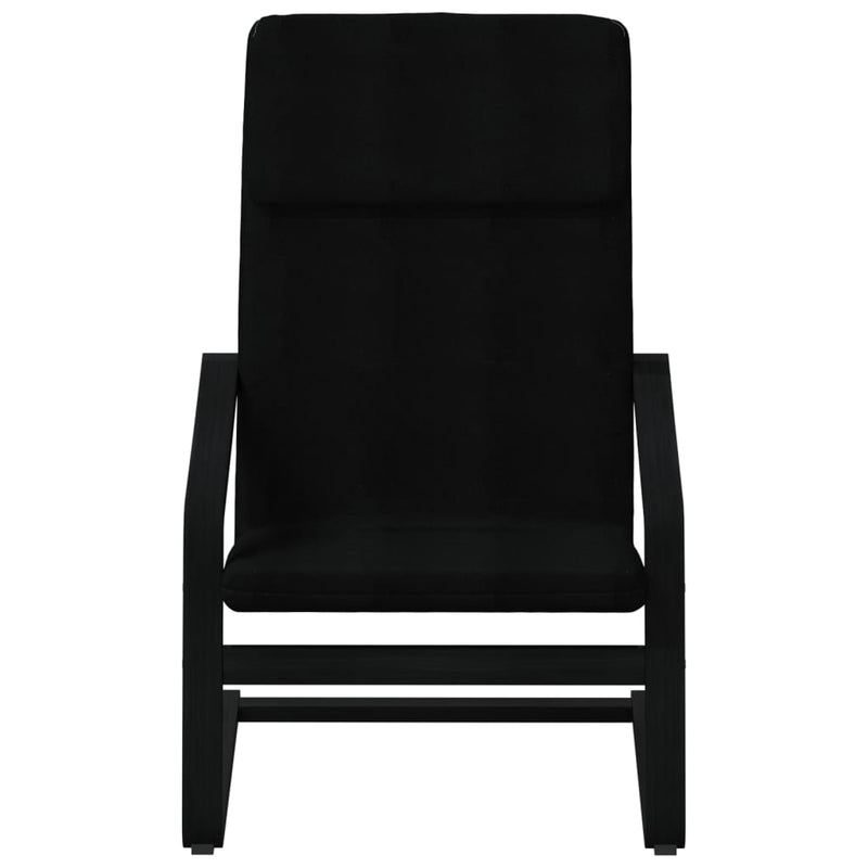 Relaxing Chair Black Fabric