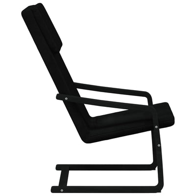 Relaxing Chair Black Fabric