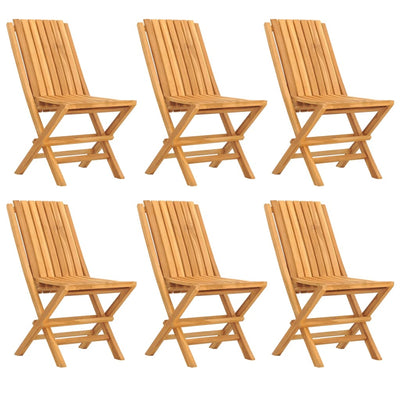 7 Piece Garden Dining Set Solid Wood Teak