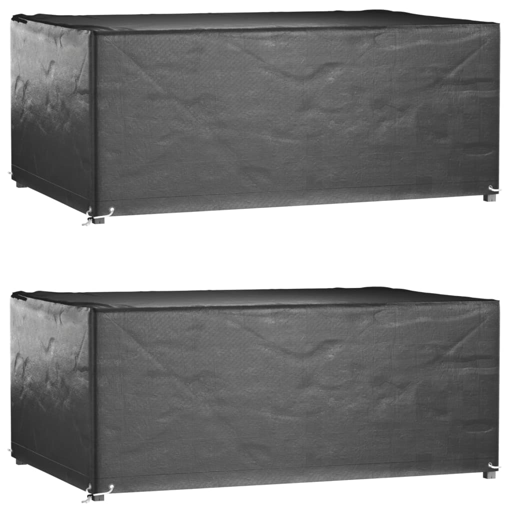 vidaXL Garden Furniture Covers 2 pcs 8 Eyelets 180x122x75 cm Rectangular 1